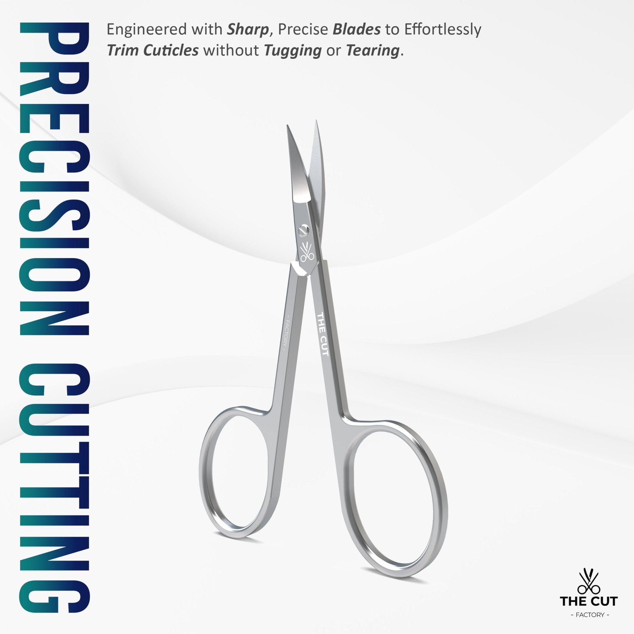 Premium Quality Cuticle Scissors for Easy Grooming – The Cut Factory