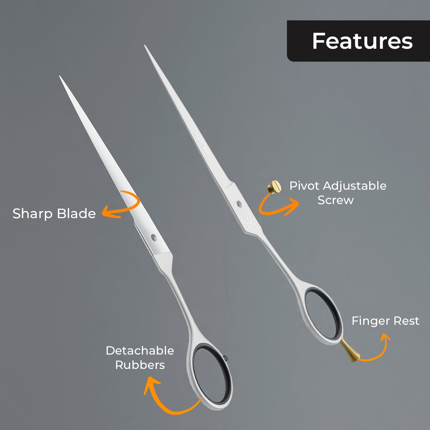 Premium Quality Serrated Barber Scissors – Precision Cutting for Hair Styling - The Cut Factory