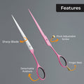Premium Quality Serrated Barber Scissors – Precision Cutting for Hair Styling - The Cut Factory