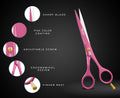 Premium Quality Serrated Barber Scissors – Precision Cutting for Hair Styling - The Cut Factory