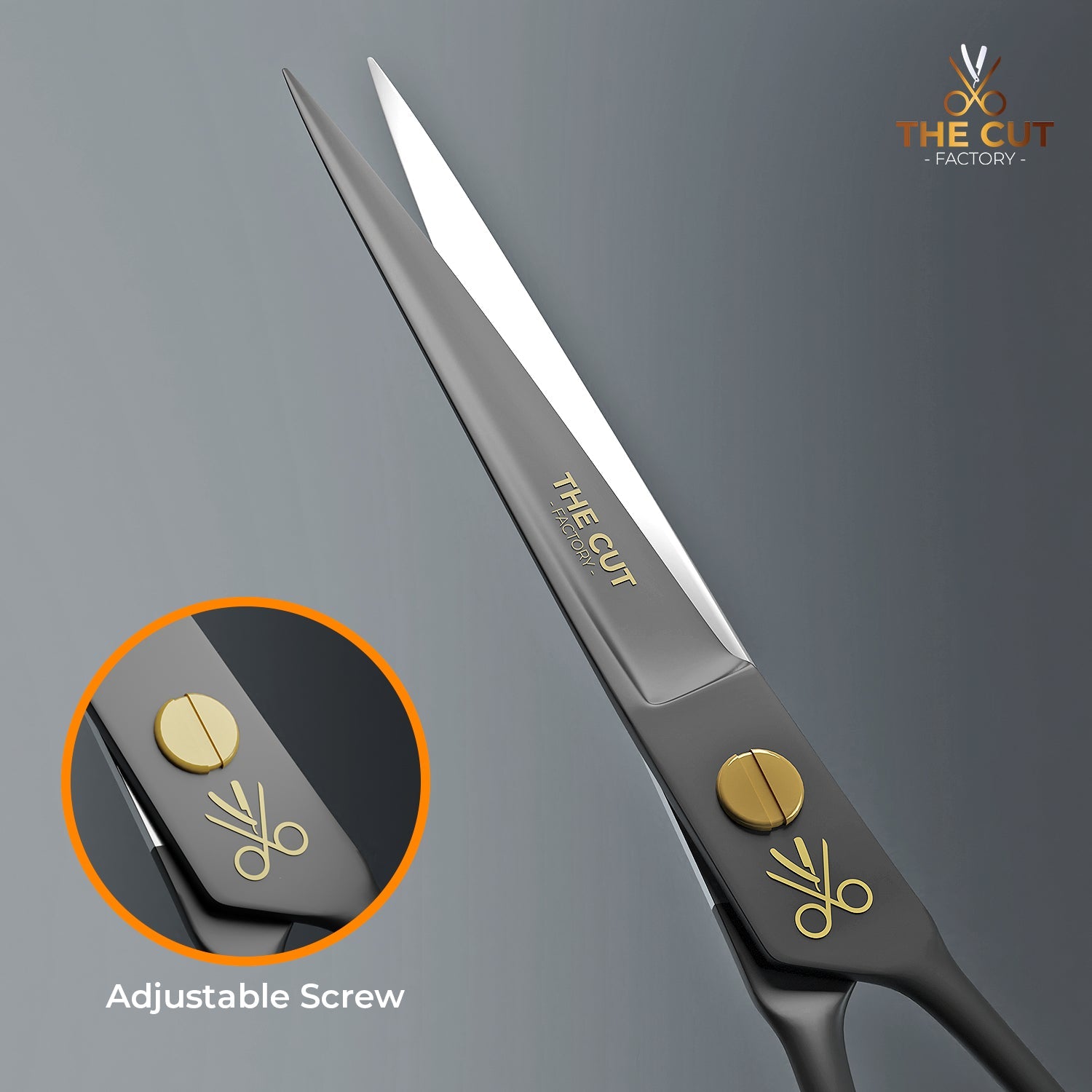 Premium Quality Serrated Barber Scissors – Precision Cutting for Hair Styling - The Cut Factory