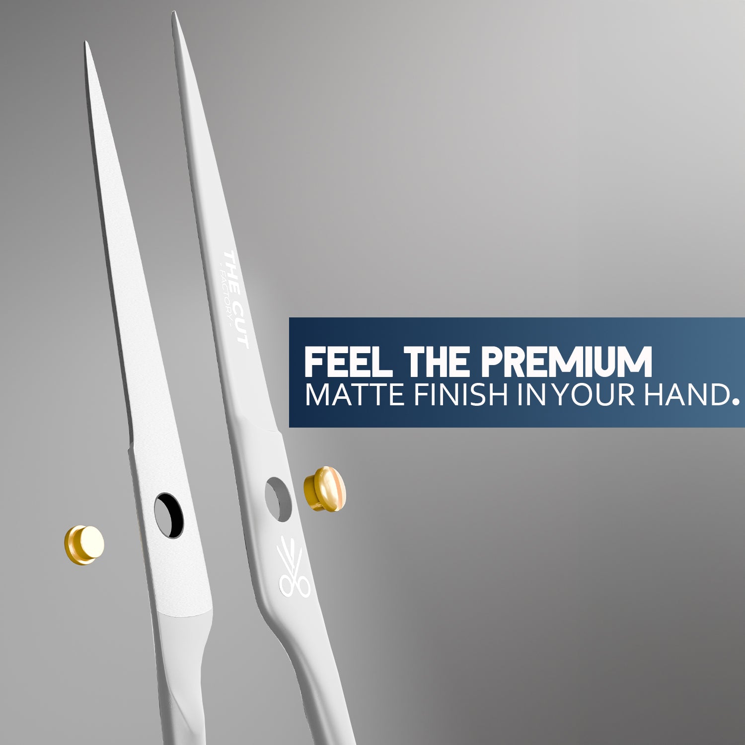 Premium Quality Serrated Barber Scissors – Precision Cutting for Hair Styling - The Cut Factory
