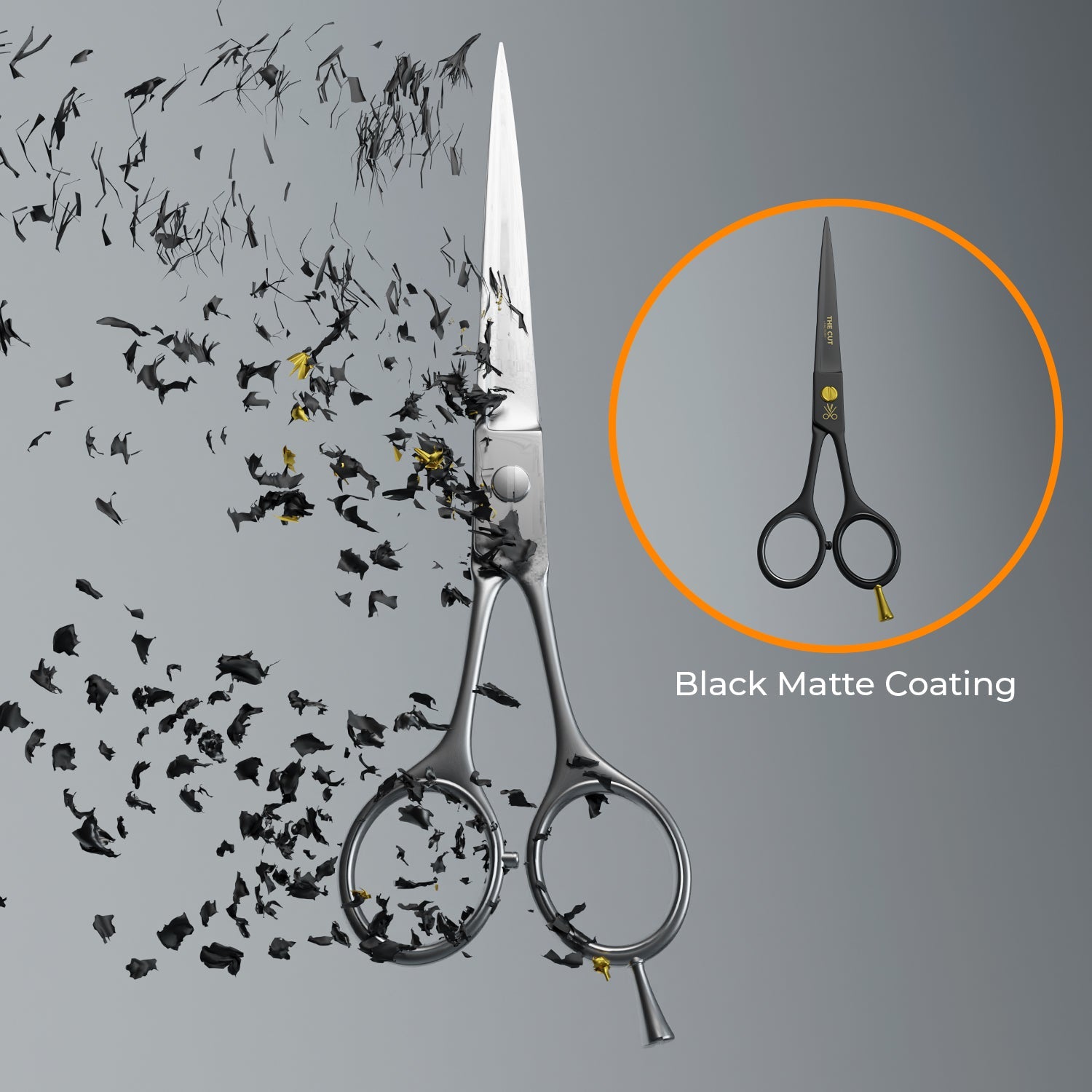 Premium Quality Serrated Barber Scissors – Precision Cutting for Hair Styling - The Cut Factory