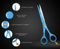Premium Quality Serrated Barber Scissors – Precision Cutting for Hair Styling - The Cut Factory
