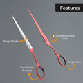Premium Quality Serrated Barber Scissors – Precision Cutting for Hair Styling - The Cut Factory