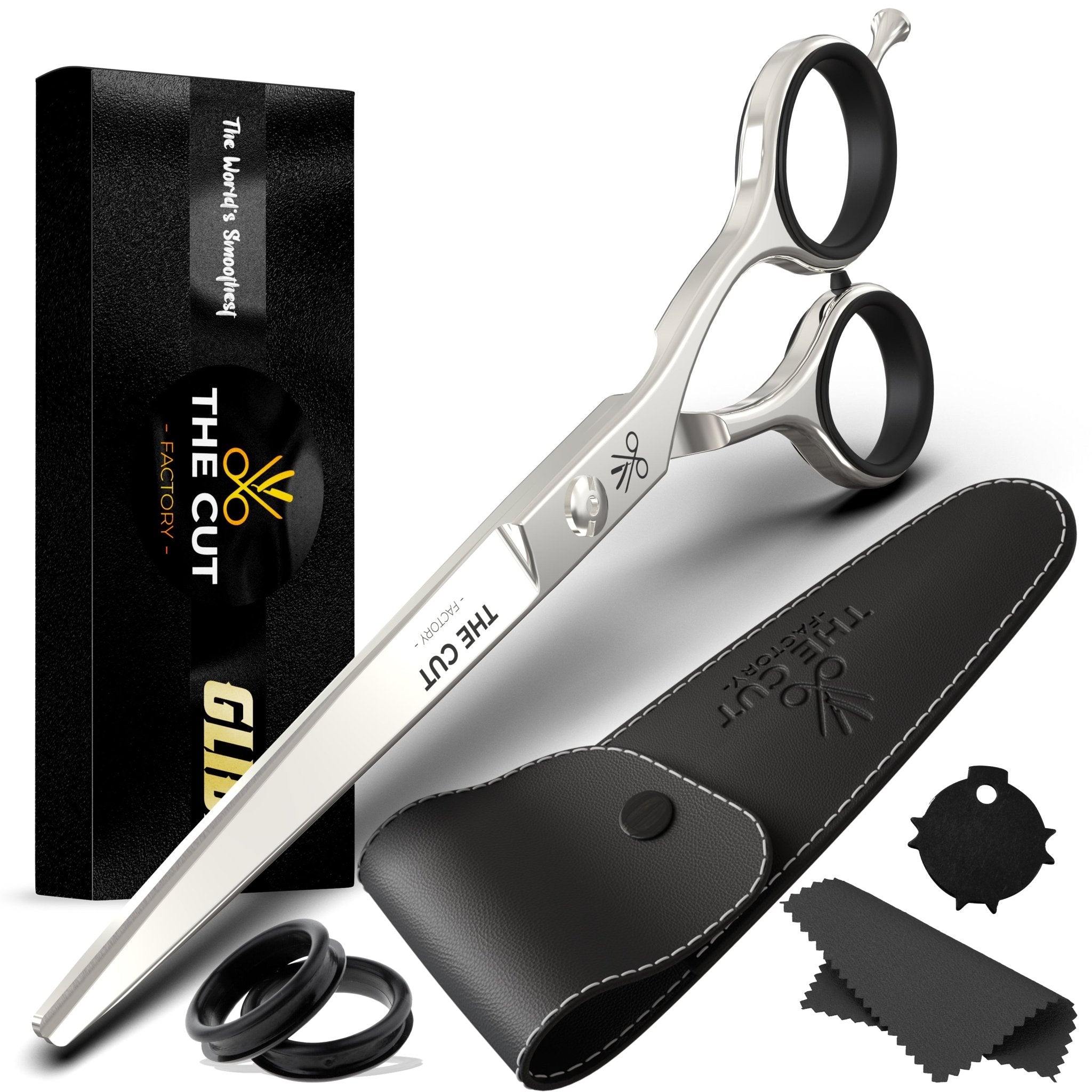 Razor Edge Barber Scissors (Mirror Polish) - The Cut Factory
